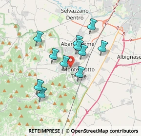 Mappa Vicolo Santa Giustina, 35036 Montegrotto Terme PD, Italia (2.90727)