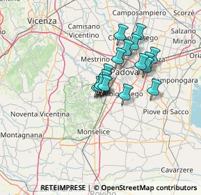 Mappa Vicolo Santa Giustina, 35036 Montegrotto Terme PD, Italia (9.77353)