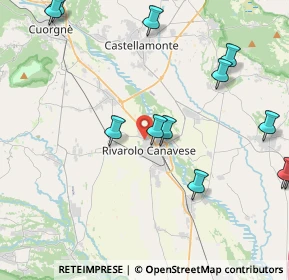 Mappa Via Cristoforo Colombo, 10086 Rivarolo Canavese TO, Italia (5.44615)