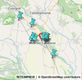 Mappa Via Cristoforo Colombo, 10086 Rivarolo Canavese TO, Italia (1.99091)