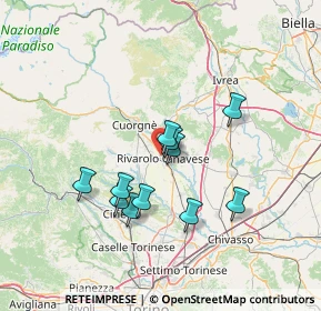 Mappa Via Cristoforo Colombo, 10086 Rivarolo Canavese TO, Italia (11.64818)