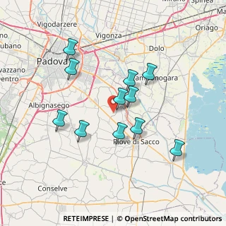 Mappa Via S. Polo Basso, 35020 Sant'Angelo di Piove di Sacco PD, Italia (6.4)