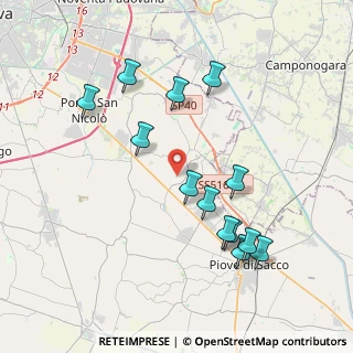 Mappa Via S. Polo Basso, 35020 Sant'Angelo di Piove di Sacco PD, Italia (3.98615)