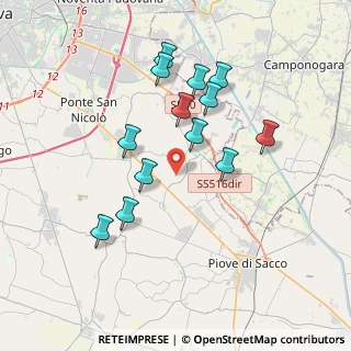 Mappa Via S. Polo Basso, 35020 Sant'Angelo di Piove di Sacco PD, Italia (3.42769)