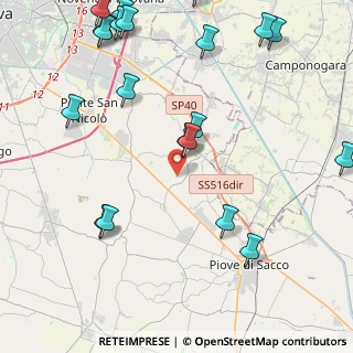 Mappa Via S. Polo Basso, 35020 Sant'Angelo di Piove di Sacco PD, Italia (5.7075)