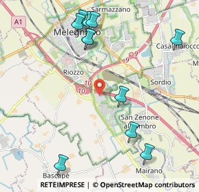 Mappa Via Autosole, 20070 Cerro al Lambro MI, Italia (2.46818)