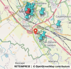 Mappa Via Autosole, 20070 Cerro al Lambro MI, Italia (2.24389)