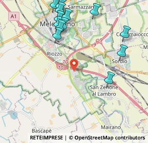 Mappa Via Autosole, 20070 Cerro al Lambro MI, Italia (2.52769)