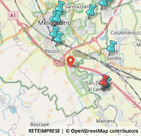 Mappa Via Autosole, 20070 Cerro al Lambro MI, Italia (2.52)