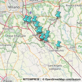 Mappa Via Autosole, 20070 Cerro al Lambro MI, Italia (5.56455)