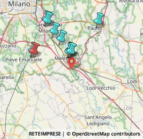 Mappa Via Autosole, 20070 Cerro al Lambro MI, Italia (6.73636)