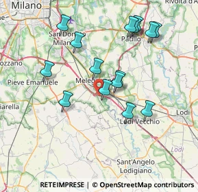 Mappa Via Autosole, 20070 Cerro al Lambro MI, Italia (7.37733)