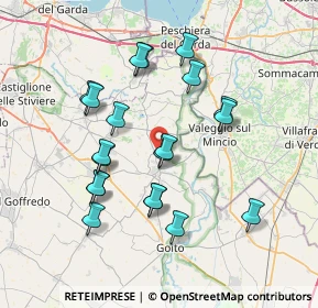 Mappa Strada Bezzetti, 46049 Volta Mantovana MN, Italia (7.025)