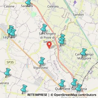 Mappa Via Caselle, 35020 Piove di sacco PD, Italia (3.19929)