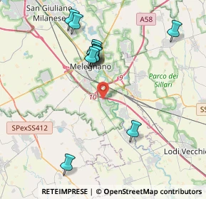 Mappa 20070 Cerro al Lambro MI, Italia (4.02727)