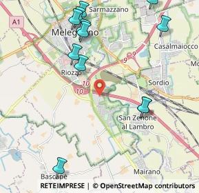 Mappa 20070 Cerro al Lambro MI, Italia (2.52667)