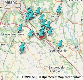 Mappa 20070 Cerro al Lambro MI, Italia (6.71737)