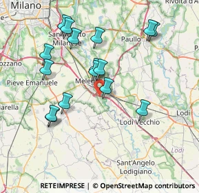 Mappa 20070 Cerro al Lambro MI, Italia (7.5075)