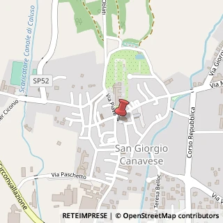 Mappa Via Carlo Alberto, 1, 10090 San Giorgio Canavese, Torino (Piemonte)