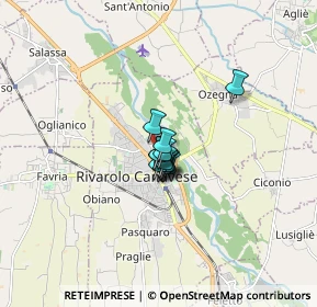 Mappa Via Tiro a Segno, 10086 Rivarolo Canavese TO, Italia (0.685)