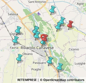 Mappa Via Tiro a Segno, 10086 Rivarolo Canavese TO, Italia (1.81714)