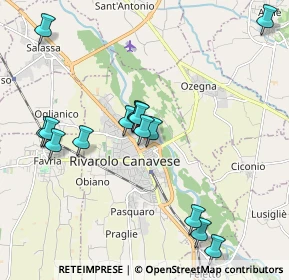Mappa Via Tiro a Segno, 10086 Rivarolo Canavese TO, Italia (2.00133)