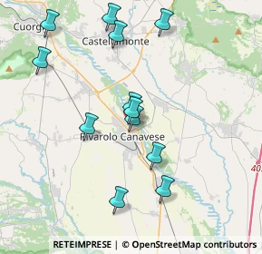 Mappa Via Tiro a Segno, 10086 Rivarolo Canavese TO, Italia (3.88417)