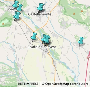 Mappa Via Tiro a Segno, 10086 Rivarolo Canavese TO, Italia (3.84714)