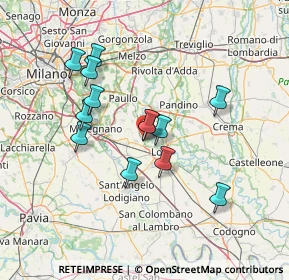 Mappa Via dell' Artigianato, 26836 Montanaso Lombardo LO, Italia (12.24769)