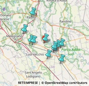 Mappa Via dell' Artigianato, 26836 Montanaso Lombardo LO, Italia (5.65455)