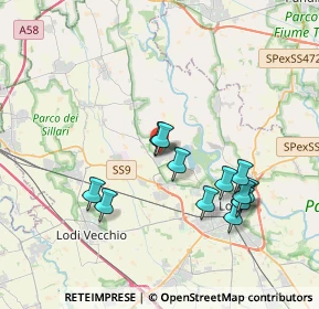 Mappa Via dell' Artigianato, 26836 Montanaso Lombardo LO, Italia (3.53083)