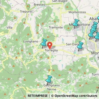 Mappa 35038 Torreglia PD, Italia (3.61417)