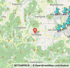 Mappa 35038 Torreglia PD, Italia (3.90462)
