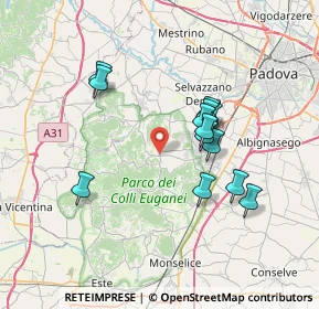 Mappa 35038 Torreglia PD, Italia (6.34)