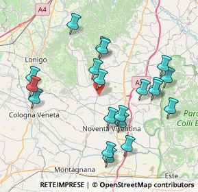 Mappa Via Enrico Fermi, 36040 Sossano VI, Italia (8.138)