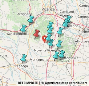 Mappa Via Enrico Fermi, 36040 Sossano VI, Italia (12.795)