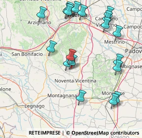 Mappa Via Enrico Fermi, 36040 Sossano VI, Italia (18.43263)