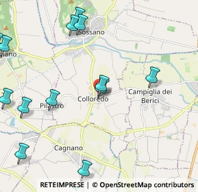 Mappa Via Enrico Fermi, 36040 Sossano VI, Italia (2.71769)