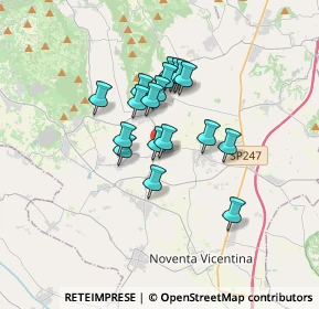 Mappa Via Enrico Fermi, 36040 Sossano VI, Italia (2.46611)