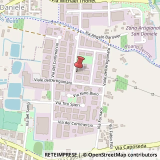 Mappa Via dell' Artigianato Vicolo III, 35036 Montegrotto Terme PD, Italia, 35036 Montegrotto Terme, Padova (Veneto)
