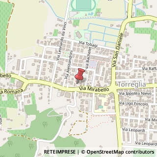 Mappa Via Mirabello, 20, 35038 Torreglia, Padova (Veneto)