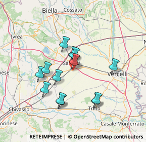 Mappa Via Ronsecco, 13049 Tronzano Vercellese VC, Italia (12.29692)