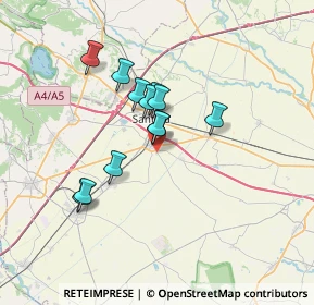 Mappa Via Ronsecco, 13049 Tronzano Vercellese VC, Italia (5.39583)