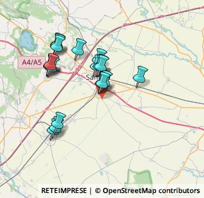 Mappa Via Ronsecco, 13049 Tronzano Vercellese VC, Italia (6.3455)