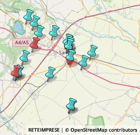 Mappa Via Ronsecco, 13049 Tronzano Vercellese VC, Italia (7.612)