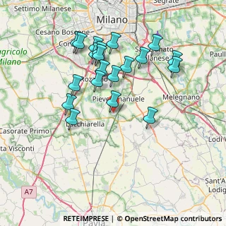 Mappa Via Enrico Berlinguer, 20090 Pieve Emanuele MI, Italia (7.3605)