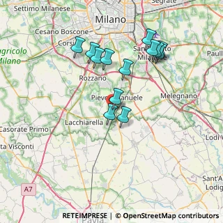Mappa Via Enrico Berlinguer, 20090 Pieve Emanuele MI, Italia (7.09385)