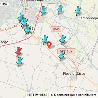 Mappa Via Piera, 35020 Legnaro PD, Italia (5.13667)