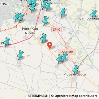 Mappa Via Piera, 35020 Legnaro PD, Italia (6.281)