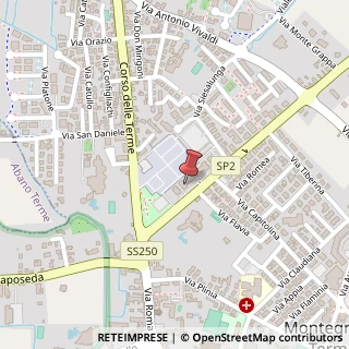 Mappa Via Roma, 715, 35036 Montegrotto Terme, Padova (Veneto)